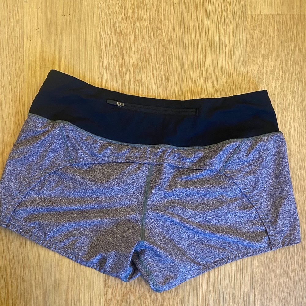 Size 6 Lululemon track shorts